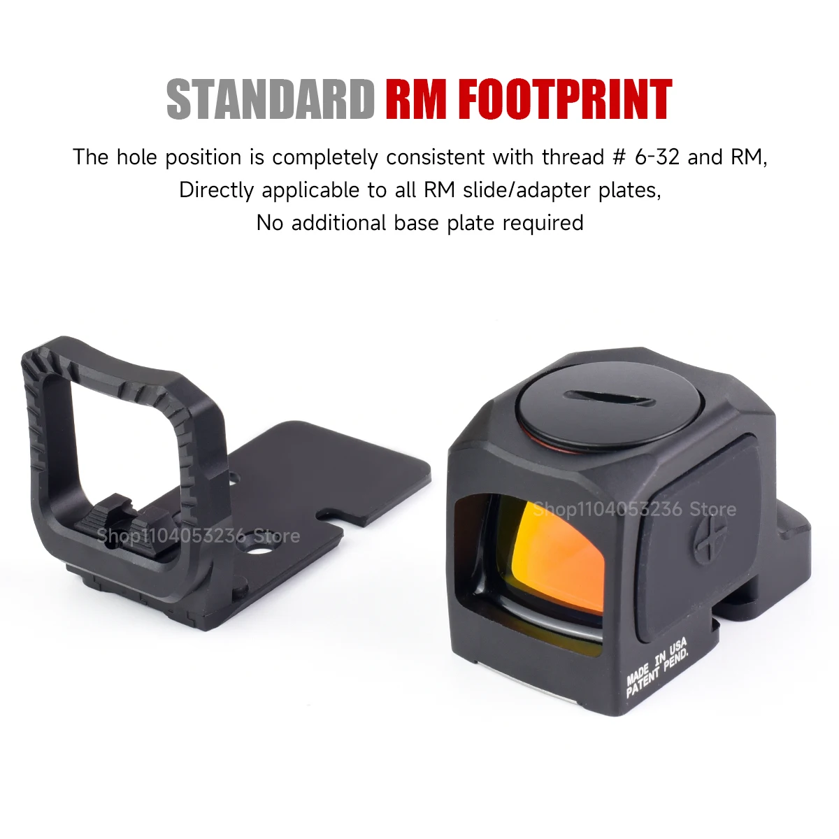 Tactical *CR Red Dot Optics Reflex Sight 3.25 MOA All Closed Holographic Scope RM Footprint Hunting Sight W/Original Markings