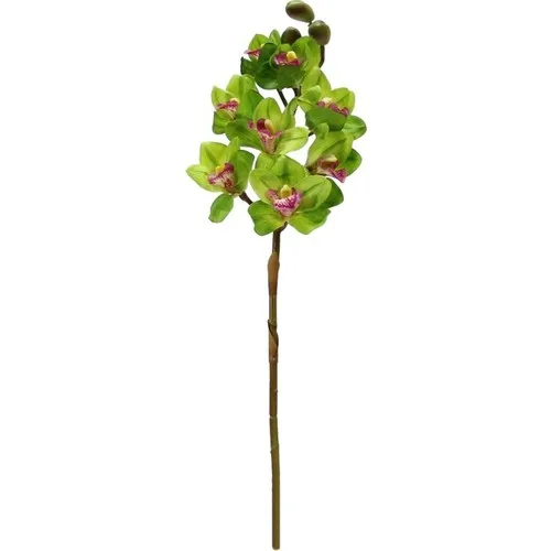 Dekorsende Artificial Simbidyum Orchid Branch Green 75 cm