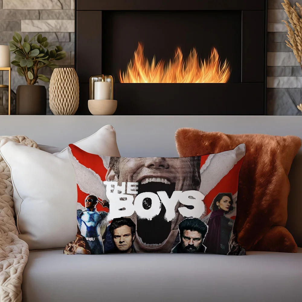 Movie THE B-BOYS John  Homelander cushion cover Sofa living Room Office Rectangle Pillow Home Coffee Shop Bedding Hit product