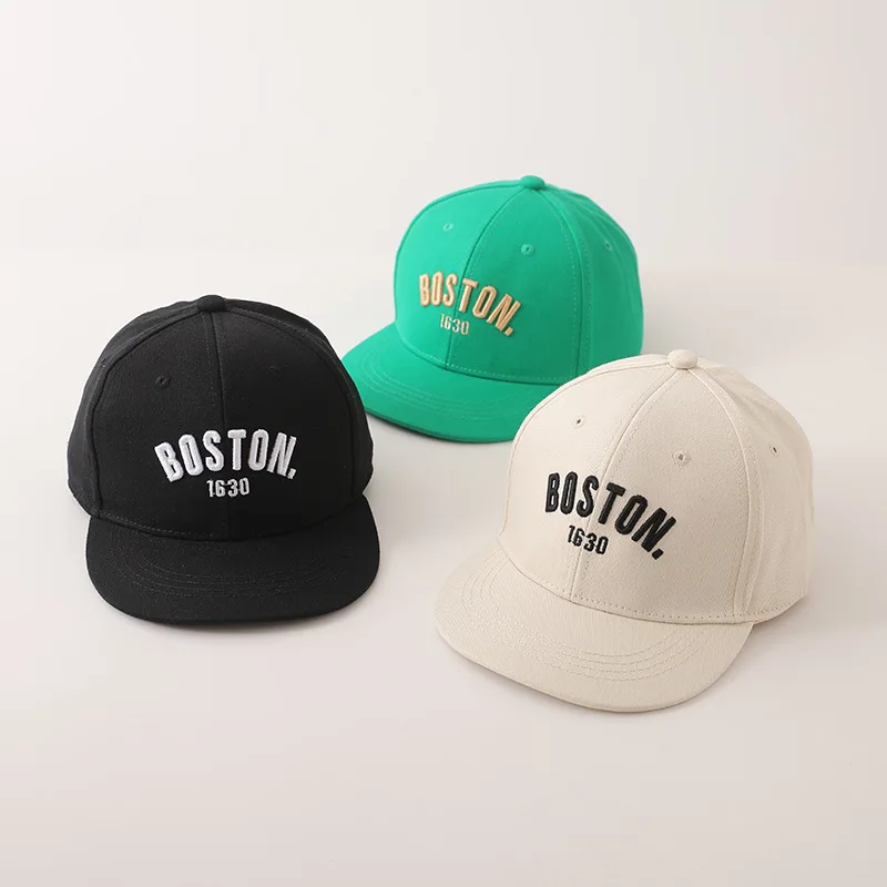 Fashion Deluxe Letter Children Embroidery Baseball Cap Girls Boy Hats Kid Summer Outdoors Sunscreen Child Gifts Snapback