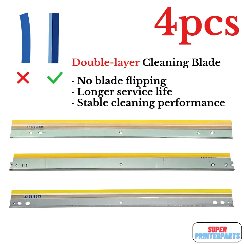 Double-layer OPC Drum Cleaning Blade For Canon IR ADVANCE C7055 C7065 C7260 C7270 C9065 C9075 C9270 IRC7055 IRC7065 7260 Blade