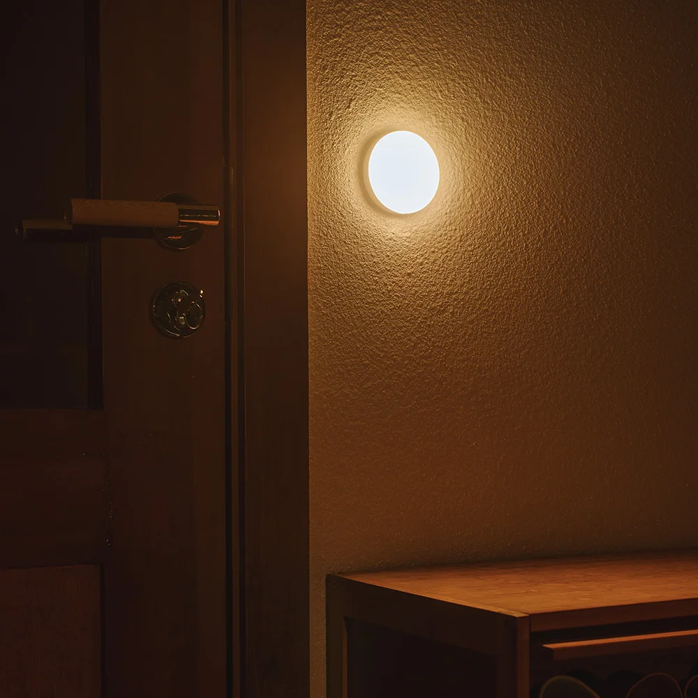 Clear Inventory 8 LED Wireless Motion Sensor USB Rechargeable Night Light Stair Drawers Bookshelves Kitchen Under Cabinet Lamp