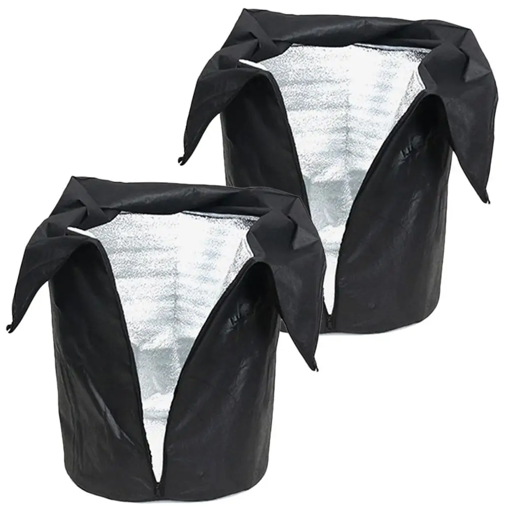 

2Pcs Winter Plant Cover 45x55cm Oxford Cloth Frost Shrub Covering Garden Protector Anti Wind Rain Bag For Rose Small