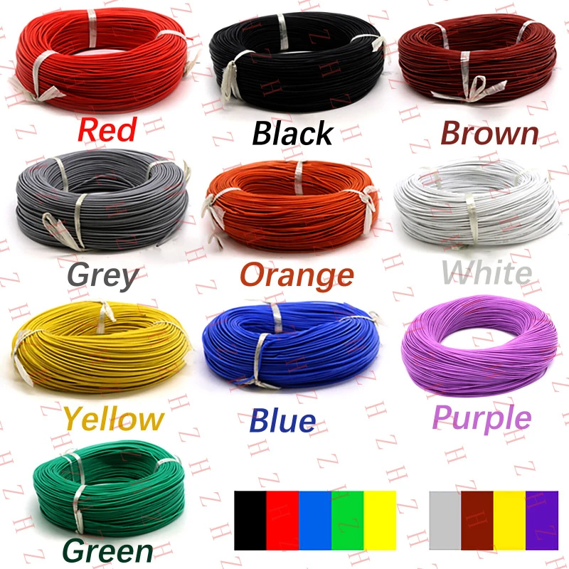

U+ Cables Tinned copper electronic wire UL1007 PVC 16/18/20/22/24/26/28/30AWG（Minimum order 10 pieces）