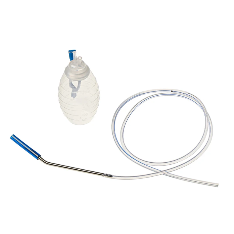 Canack Wound Drainage Reservoir Silicone Round Fluted With Trocar High Quality Closed Wound Drainage System Wholesales