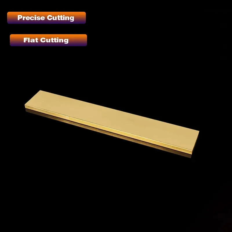 H59 Brass Flat Bar 2/3/4/5/6mm Thickness Solid Rectangular Stock Custom Cut to Size