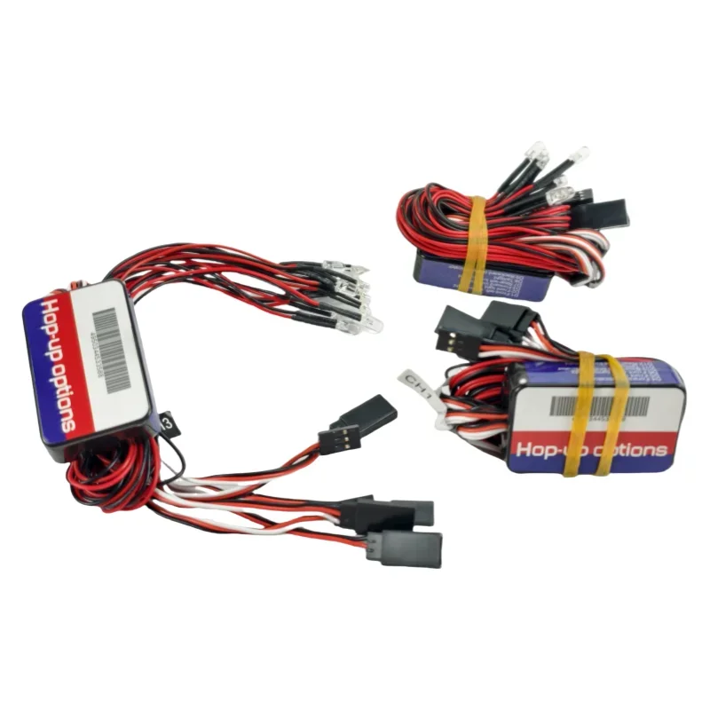 RC Car 12LED Smart Linkage Multi Channel RC Car Light Control Module LED Lamp Group Wiring Harness Extension Cable DIY Parts