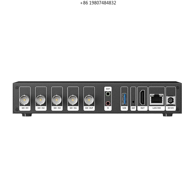 Tube Facebook Twitch Live Broadcasting 4-channel NDI RTMP 1080P60 Video Encoder/decoder for You