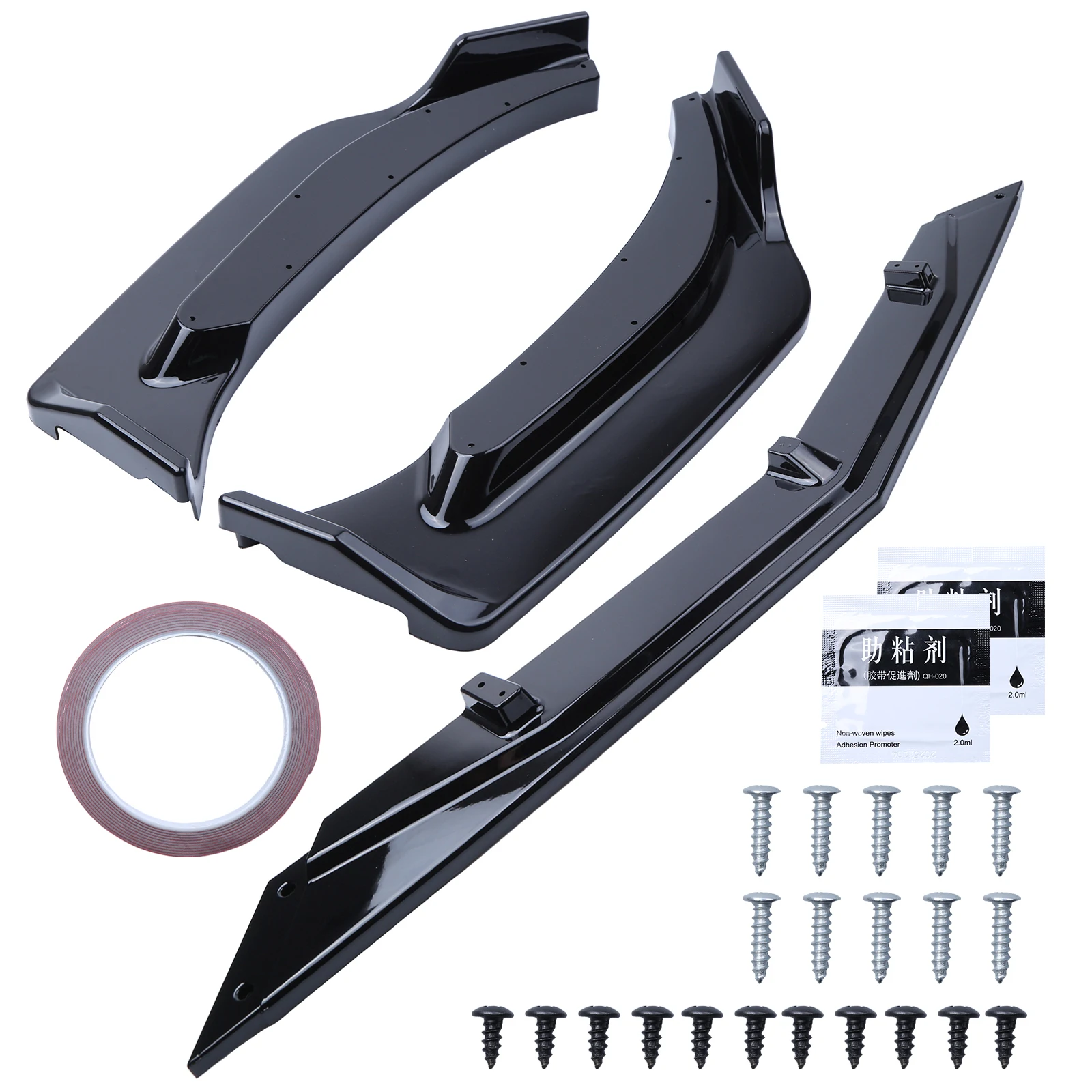 

Глянцевый черный сплиттер переднего бампера для Chevrolet Malibu 2019-2021, автомобильные аксессуары