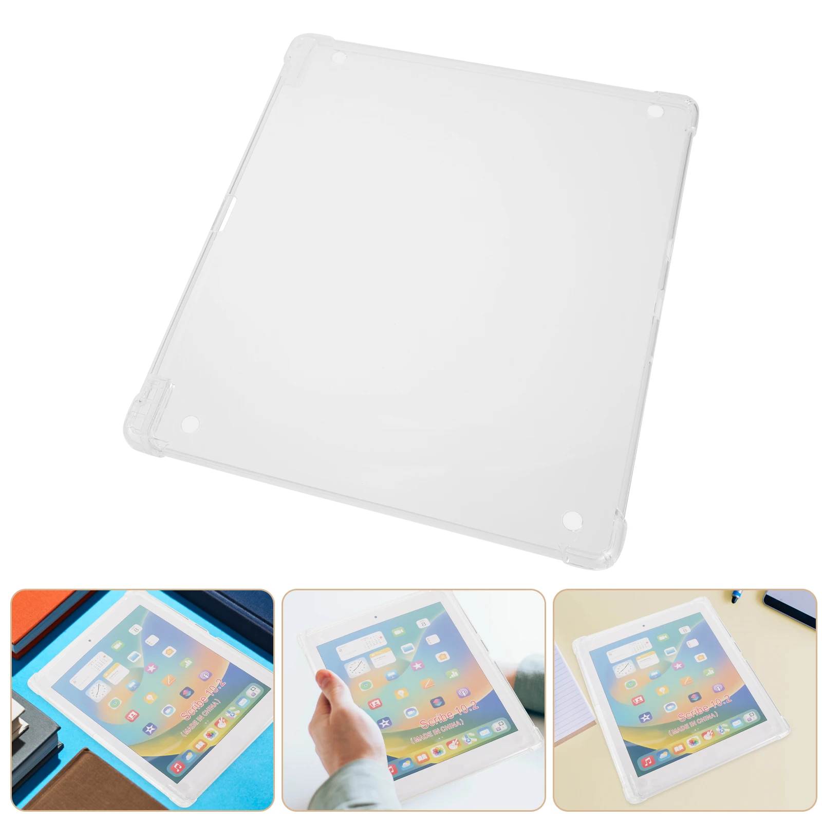 

Ultra Thin Ereader Case Transparent Cover Stylus Slot Durable TPU Fully Wrapped Protects from Scratches Bumps for Ebook