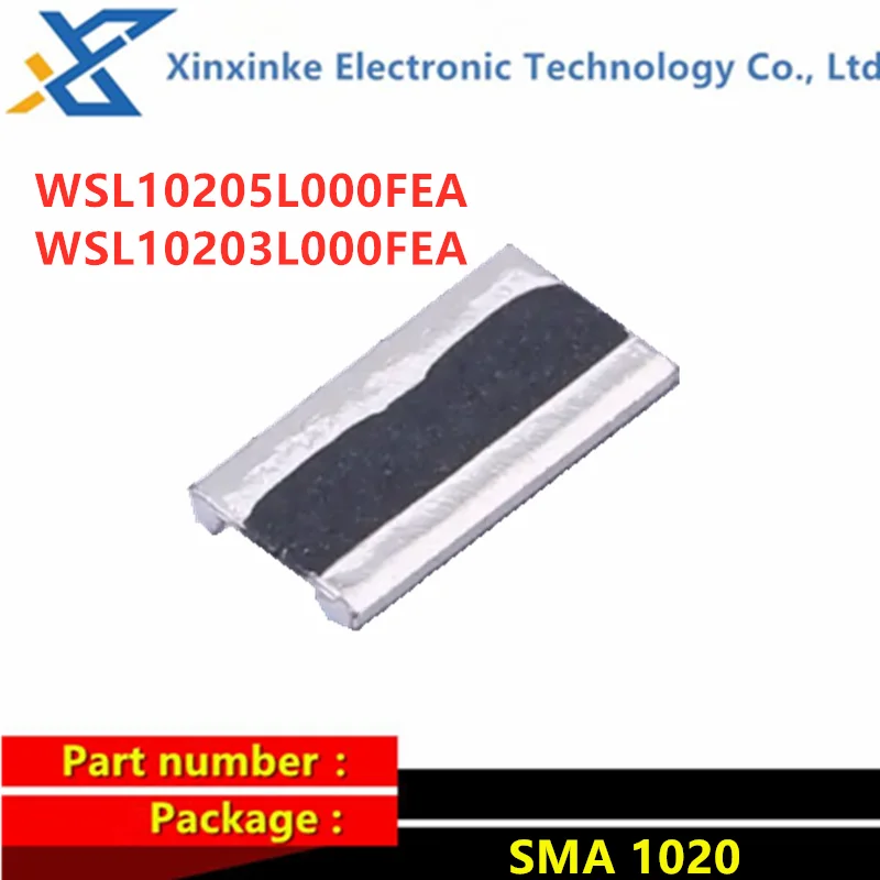 10PCS WSL10205L000FEA WSL10203L000FEA Current Sense Resistors - SMD 2watt .005ohms 1% 5 mOhms Power Metal Strip Resistor 0.003Ω