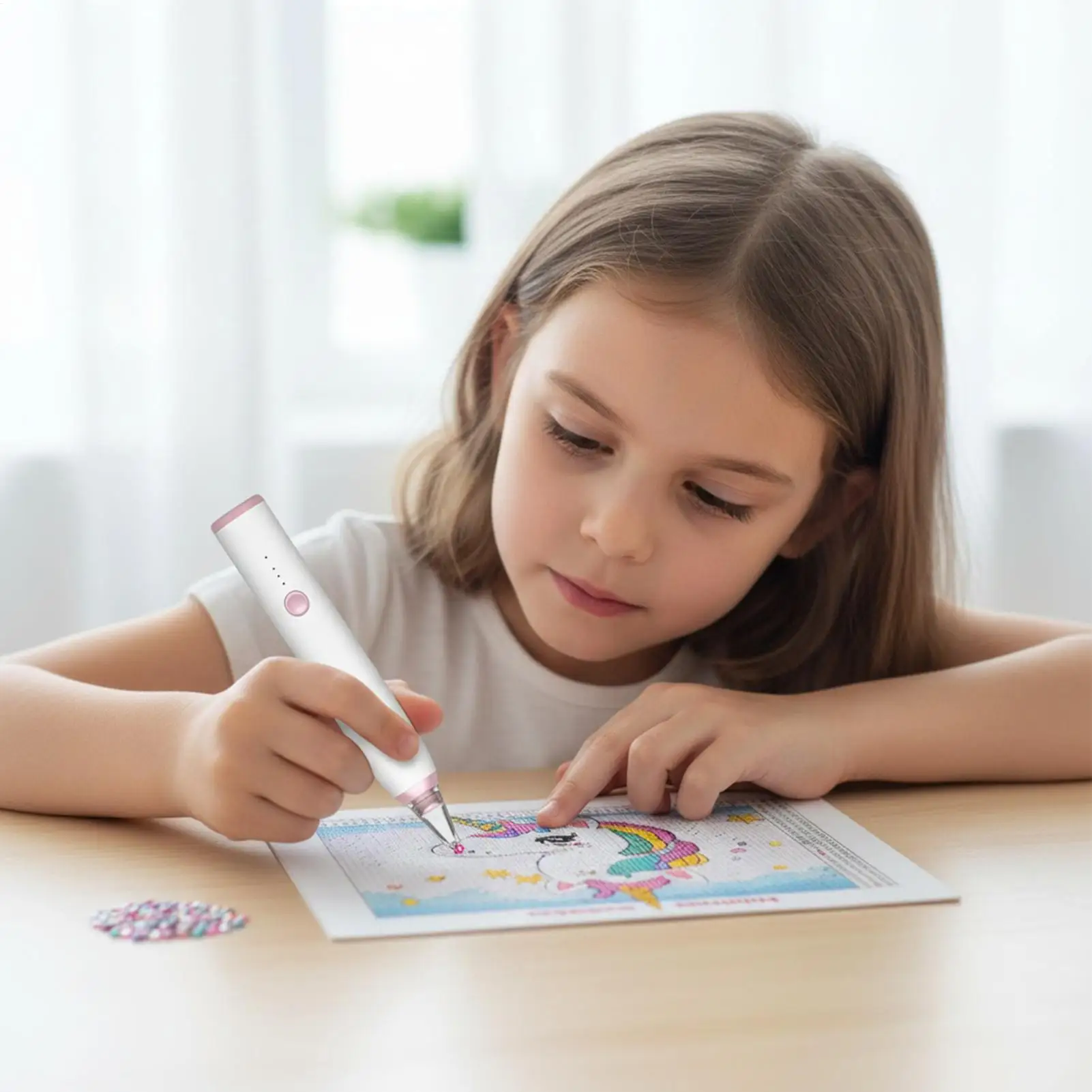 اللاسلكي الكهربائية حجر الراين اللوحة القلم DIY بها بنفسك صياغة لوازم حجر الراين اللوحة نقطة القلم لعشاق DIY الرجال النساء الاطفال #2