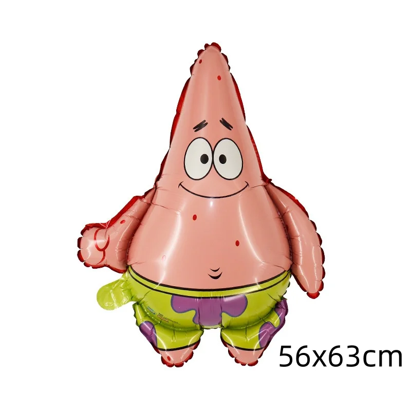 1pcs Cartoon SpongeBob SquarePants Patrick Star foil Balloons girl Boy children‘s Birthday Party Decor Baby Shower Helium Globos