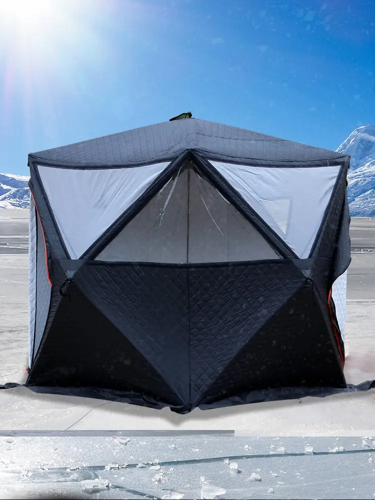 Sauna tent winter outdoor camping ice fishing snow fishing cotton tent quick opening cold protection without building a chimney