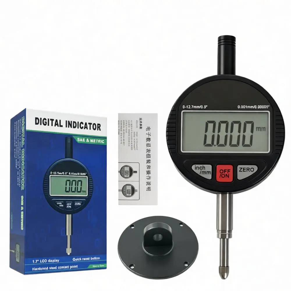 High Resolution Digital Dial Indicator Electronic Gauge 0 001mm Micrometer For Laboratory Precision Measurement Tasks