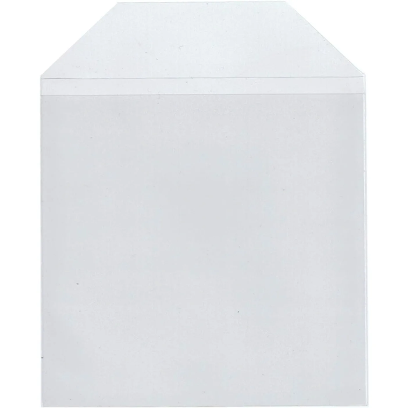

50 Pieces Clear Transparent CPP Plastic CD DVD Sleeves Envelope Holder, 100 Micron Thickness