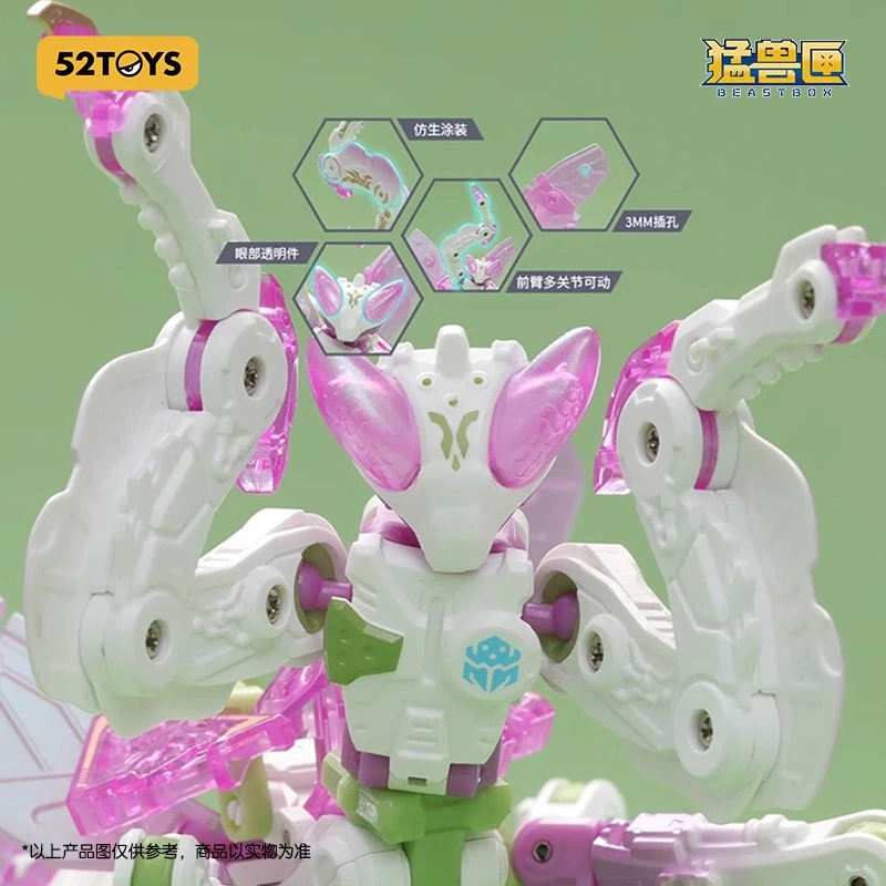 ของเล่นสะสม BEASTBOX ของแท้จากอนิเมะ รุ่น Lotus mantis กล่องสุ่ม ของเล่นแปลงร่าง โมเดลแอคชั่นฟิกเกอร์อนิเมะ