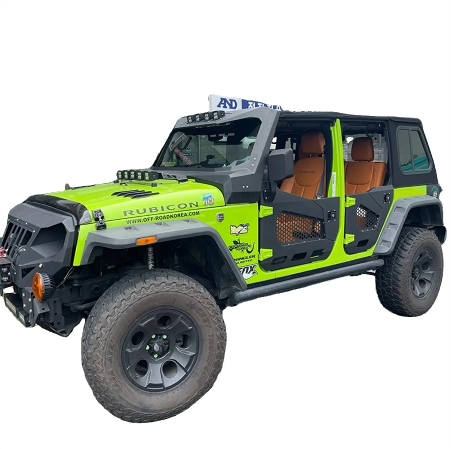 For Shanghai Sanfu J365 Half Iron Doors 4 Tube Doors Front&Rear Tubular Doors With Side View Mirrors Fit For Jeep W Rangler JK -