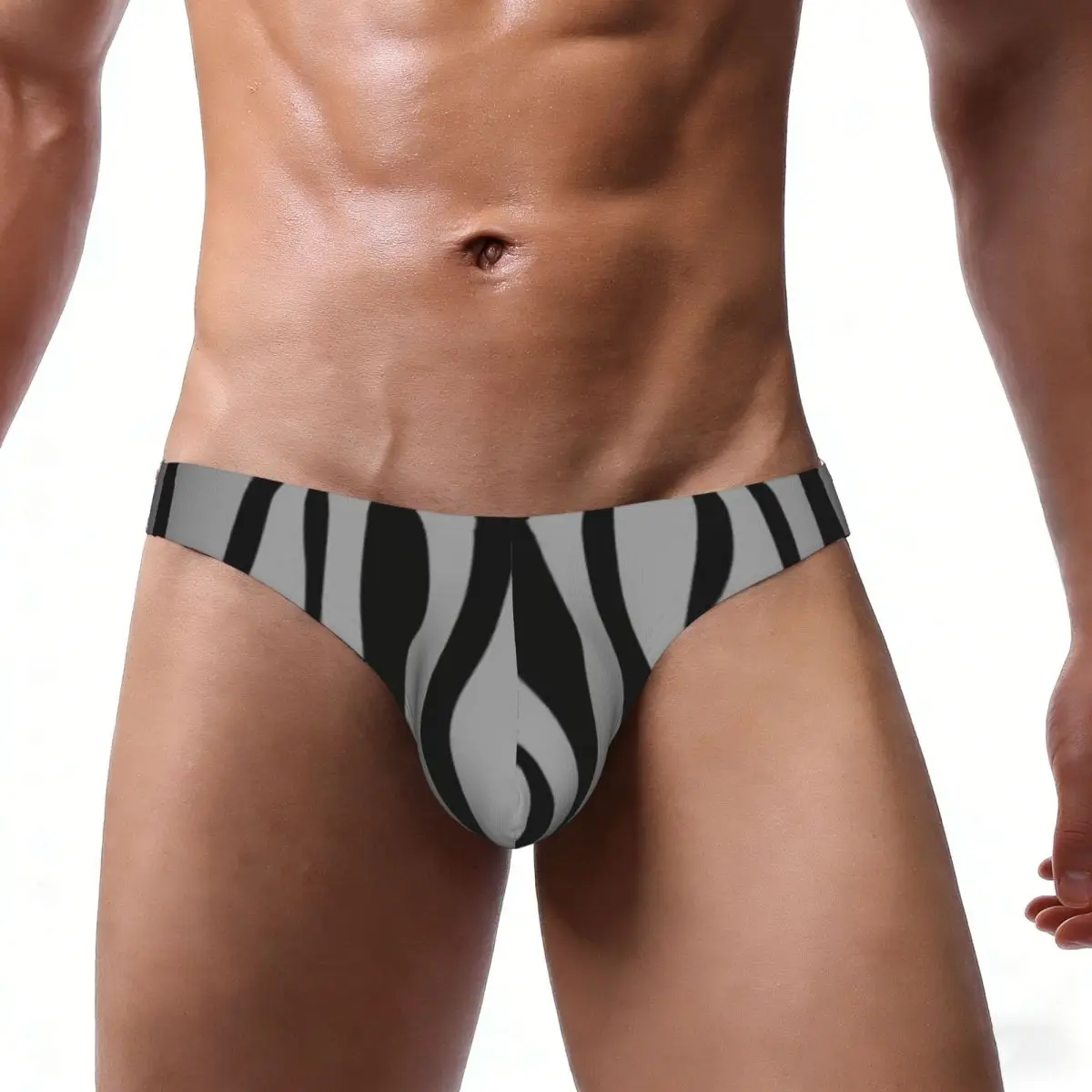 Men's Underwear Briefs Tiger Skin Background Sexy Underpants Male Panties Bikini Underwear Ropa Pants