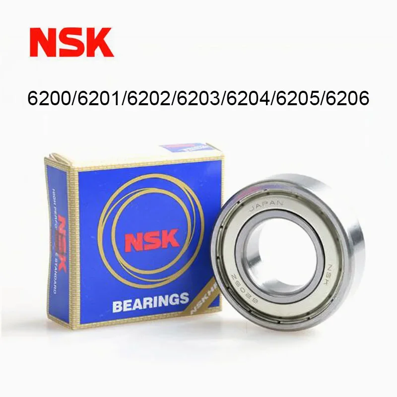 

Free Shipping NSK Deep Groove Ball Bearing Japan Bearing ABEC-5 6200 6201 6202 6203 6204 6205 6206 Bearing