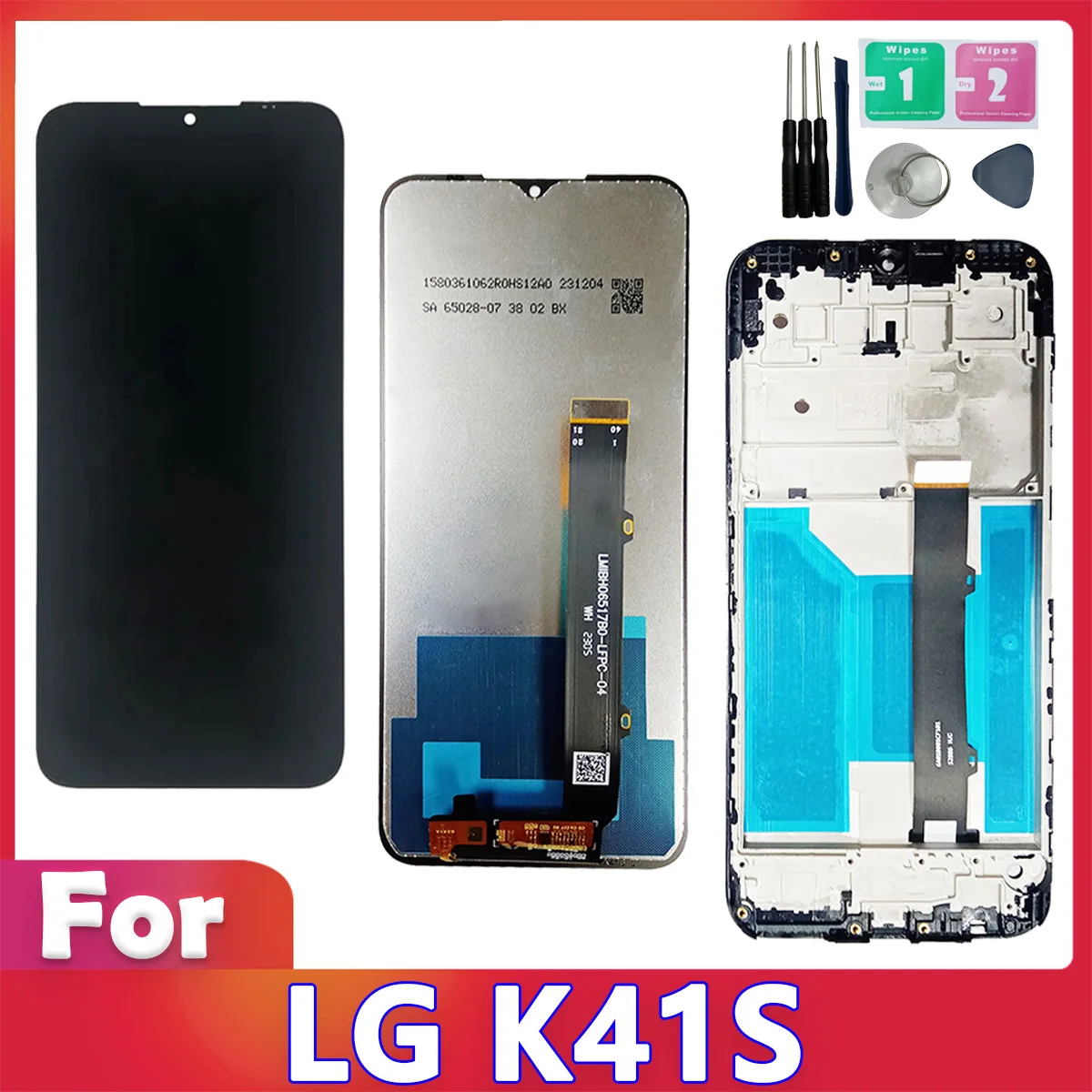 pop-655-lcd-for-lg-k41s-lcd-display-lmk410emw-touch-screen-assembly-digitizer-replacement-with-frame-for-lg-k41s-lcd-display