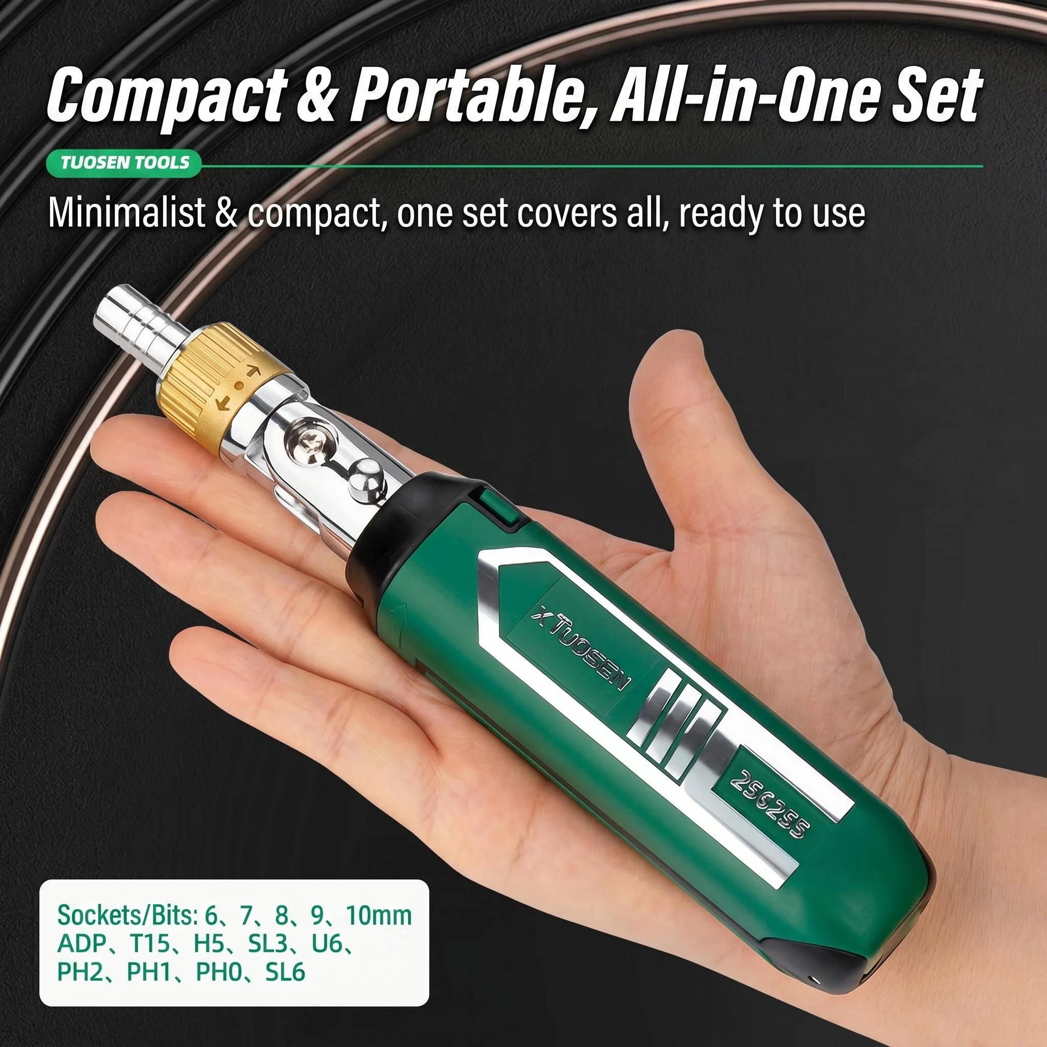 Multifunctional Ratchet Screwdriver Set, High Hardness Phillips Slotted Torx Screwdriver Bits Kit, Universal Special Shape Repai