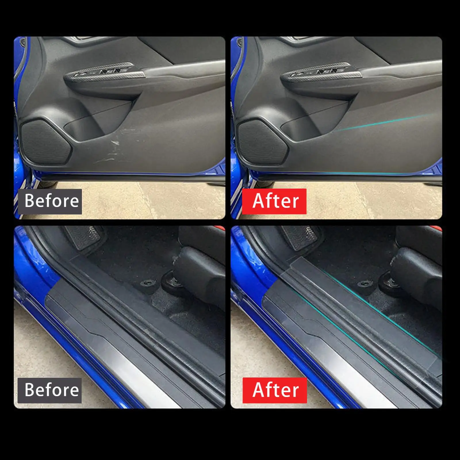 Automotive Door Sill Paint Protector Film Transparent PVC Protection Tape for Car Door Edge Guard