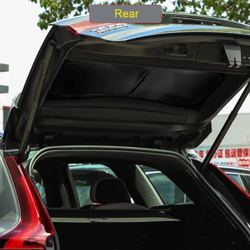 

For VOLVO XC60 2015-Present Car Black Windows Privacy Sunshade Anti-UV Heat Insulation Protect Cover Interior Auto Accessories