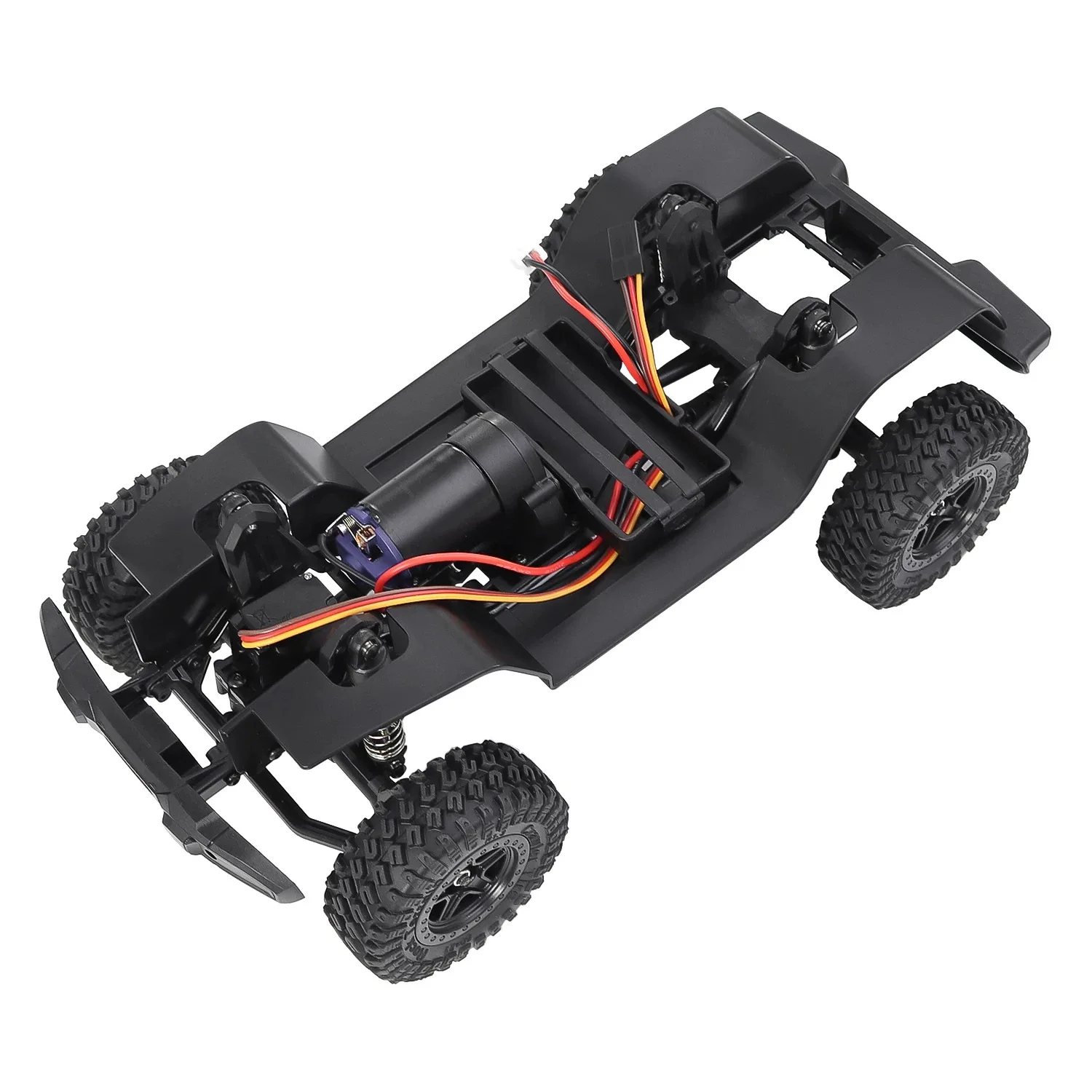 

RC Crawler Car Frame Chassis With Gearbox Axle 155mm Wheelbase For 1/18 AX-8560 TRX4M Traxxas Bronco Defender Upgrade Parts