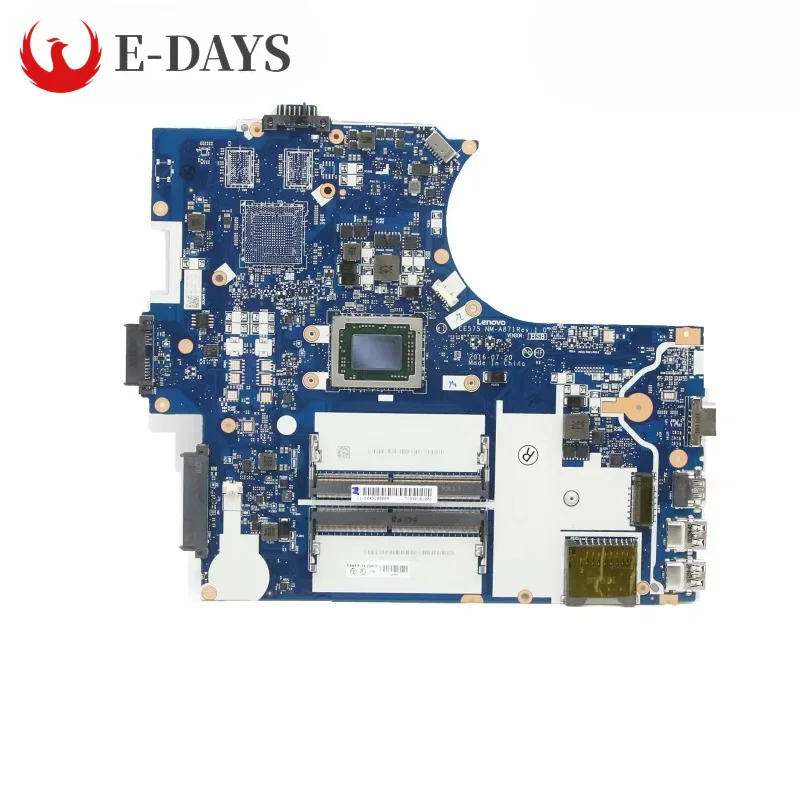 

For Lenovo ThinkPad E575 Laptop Motherboard NM-A871 Notebook Mainboard with CPU A6-9500B FRU 01HW710 100% Tested Ok