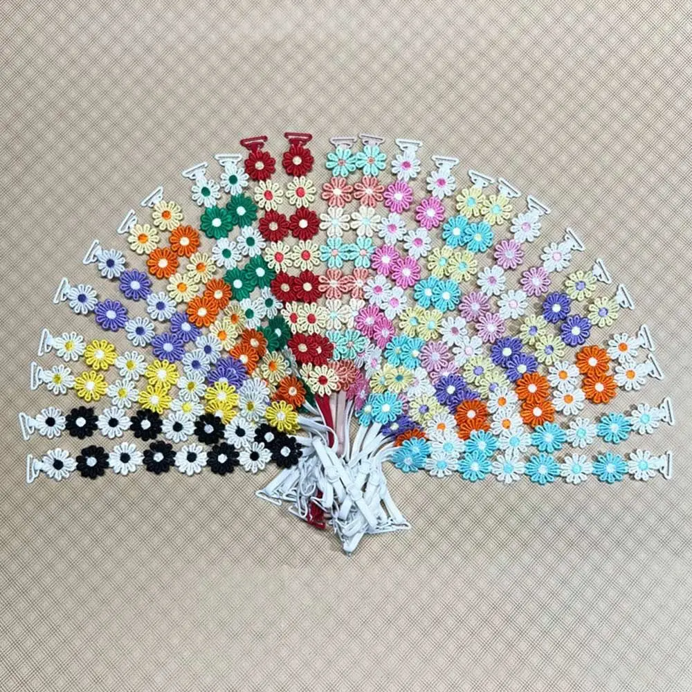 Kreatives Geschenk, abnehmbare Blumen-BH-Träger, Spitze, rutschfeste Schultergurte, elastische Polyester-BH-Träger, Ersatz