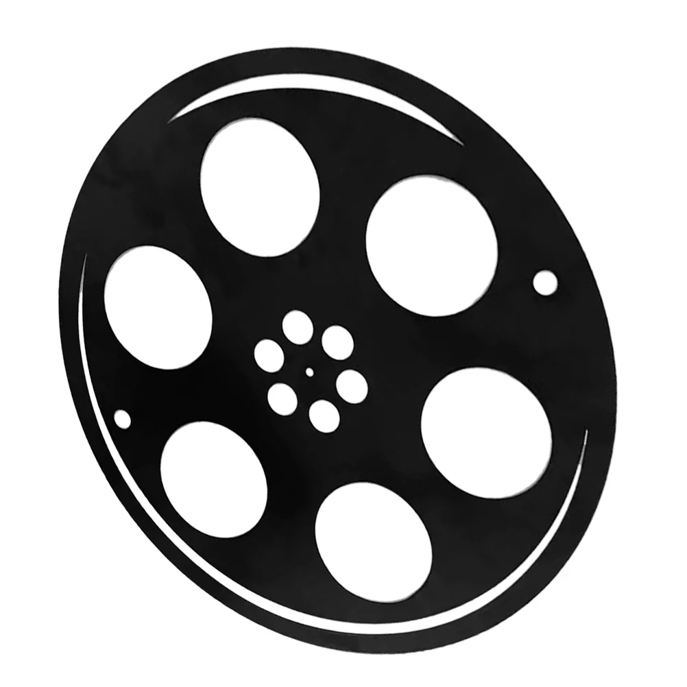

Retro Movie Decoration Theater Wall Decorate Abstract Reel for Home Iron