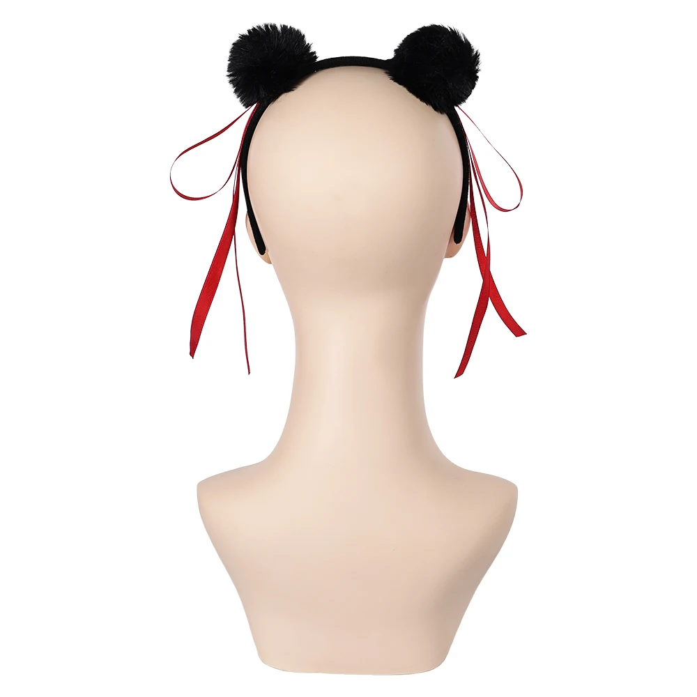 Adult Kids Fantasia Nezha Cosplay Headband Anime Nezha 2 Roleplay Cute Headwear Halloween Carnival Party Costume Accessories