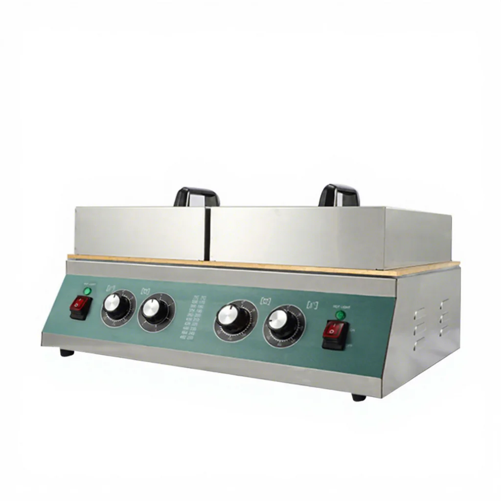 2600W Kommerzieller Elektrischer Japanischer Soufflé-Pfannkuchen-Maker 220V 110V Kupfergrill Edelstahlgehäuse Soufflé-Waffelmaschine
