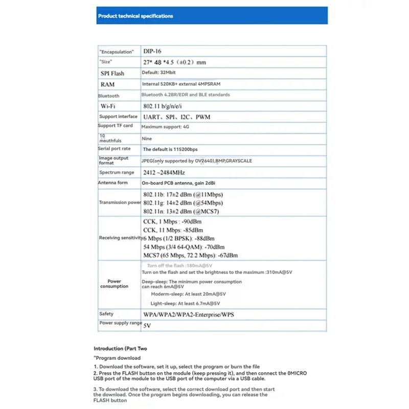 B63B-CH340 Seriële Poort ESP32-CAM Development Board Draadloze Wifi + Bluetooth Module DC 5V 4MB PSRAM Voor IOT