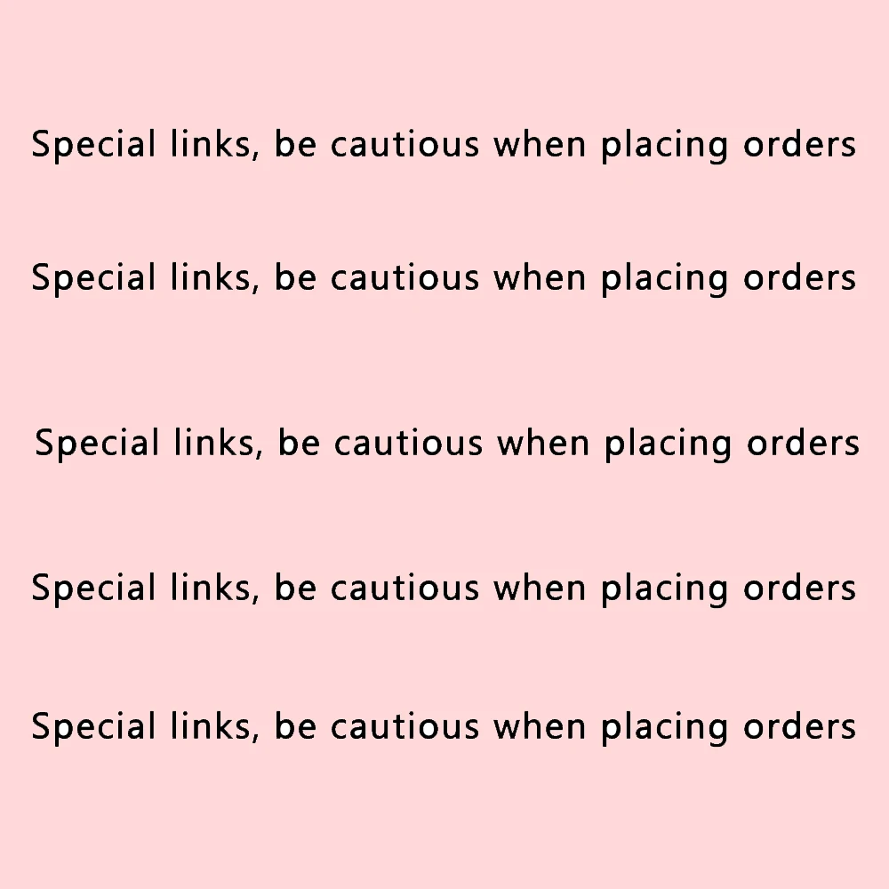 Note：Dedicated link, please do not place an order