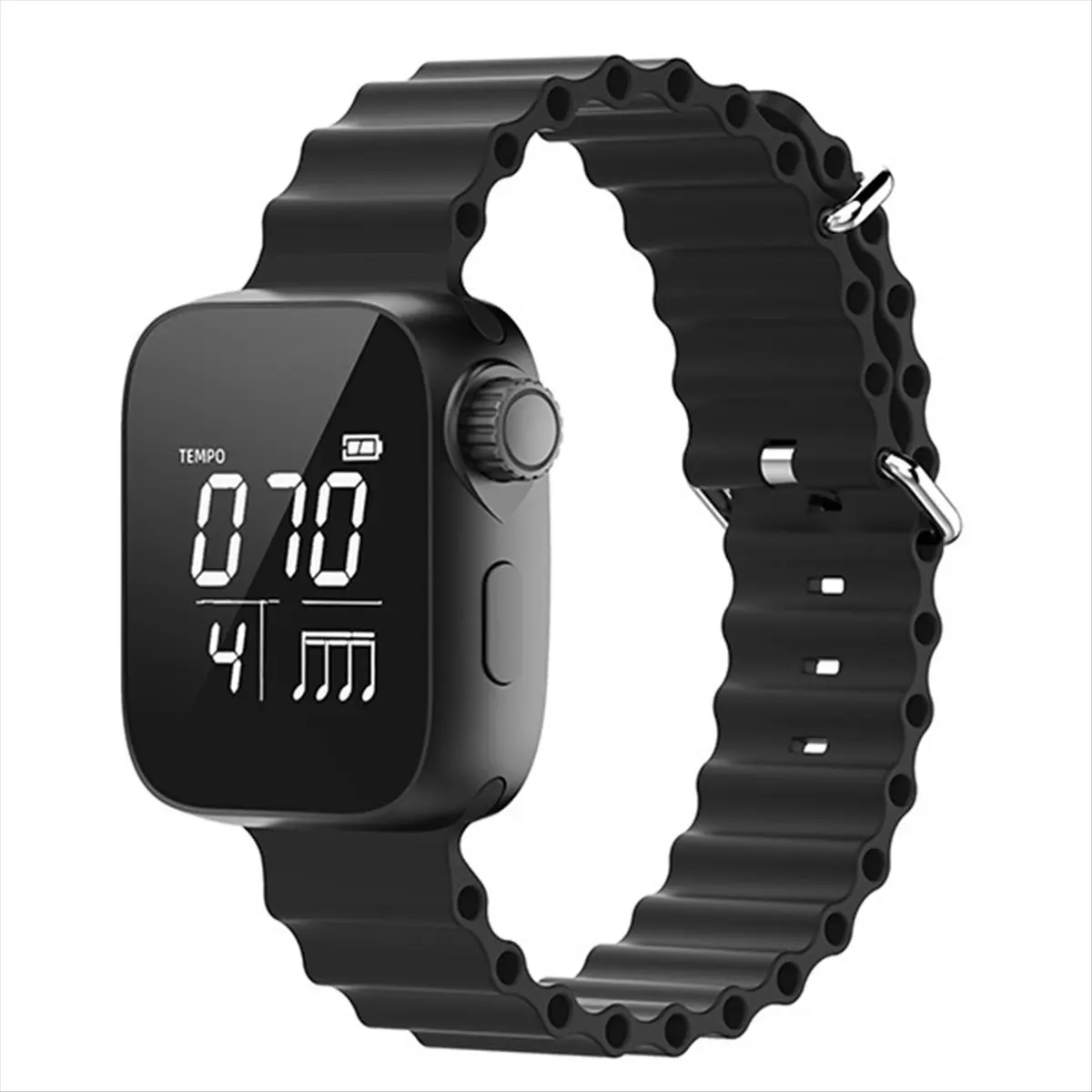 ساعة المسرع الاهتزازية للموسيقيين والتمارين، وضع النبض الرياضي [AA74-AAA]