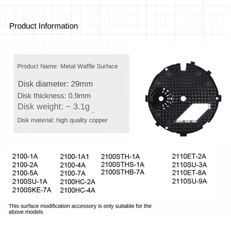 Watch face Casiok for GA2100 GA2110 Mod face dial DIY Watch Metal Waffle surface dial GA-2100 GA-2110 parts watch copper dial