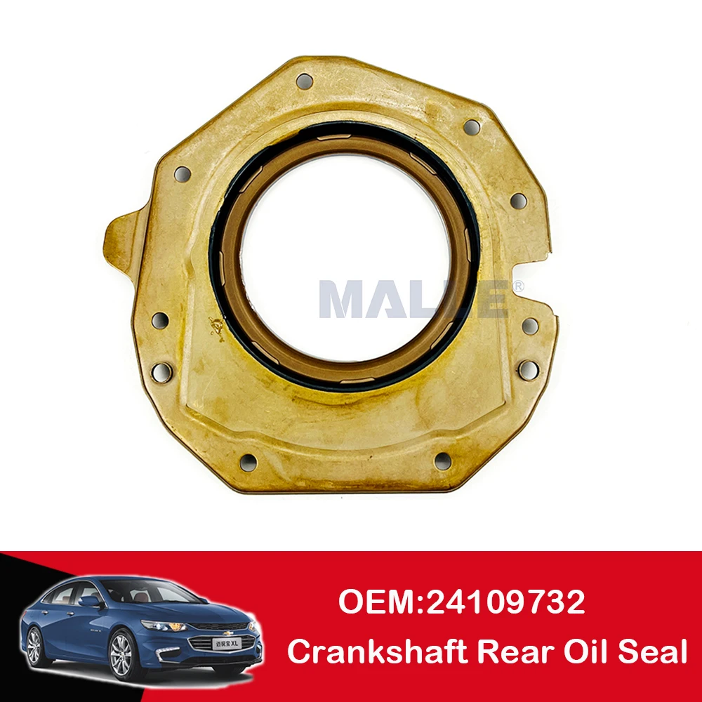 Crankshaft Oil Seal 24109732 For GM Buick Encore Chevrolet Cruze LIV 1.0T Camshaft Rear Seal Auto Parts Accessories Crank Shaft