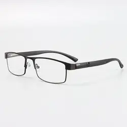 Men Business Half Frame Design Reading Glasses Flexible Classical Retro Hyperopia Presbyopia Eyeglasses Anti Fatigue Eyeglasses