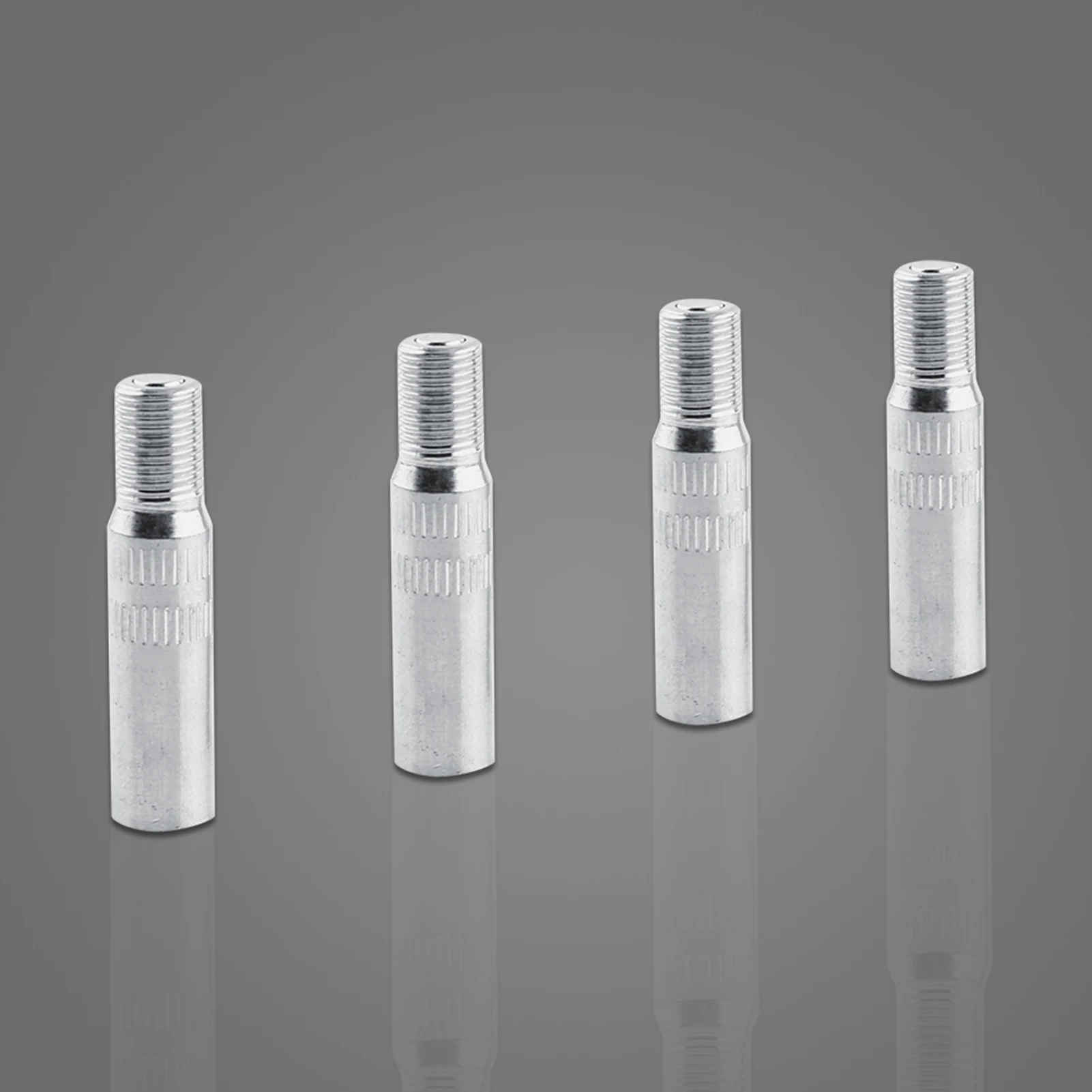 قبعات الصمام تمديد 4x المعادن عجلة السيارات صمام قبعات الجذعية ملحقات موسع سيارة شاحنة فان قافلة الإطارات صمام التمديد #1