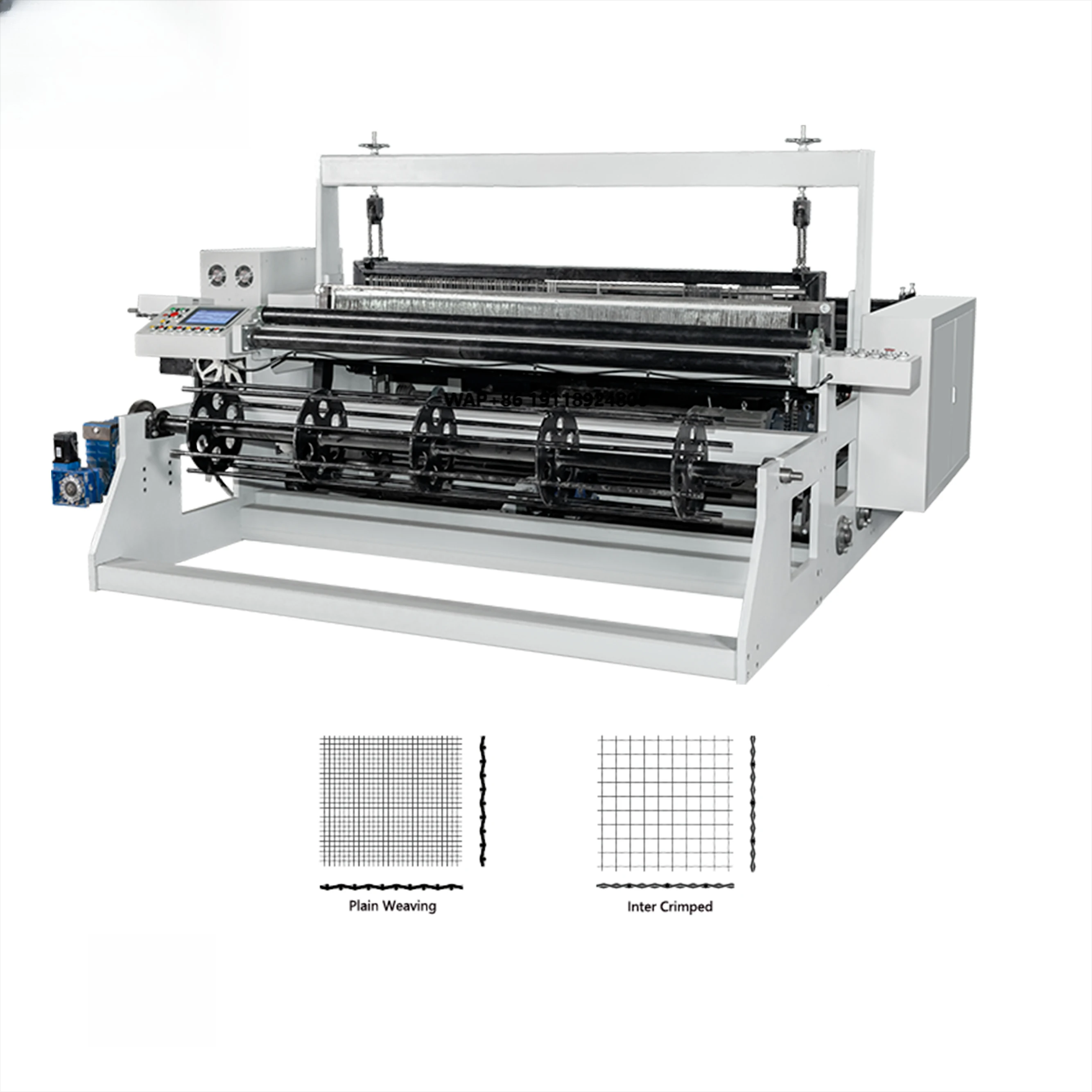 Automatic Stainless Steel Industrial Weaving Crimped Wire Mesh Machine Construction Farm Industries Featuring Essential
