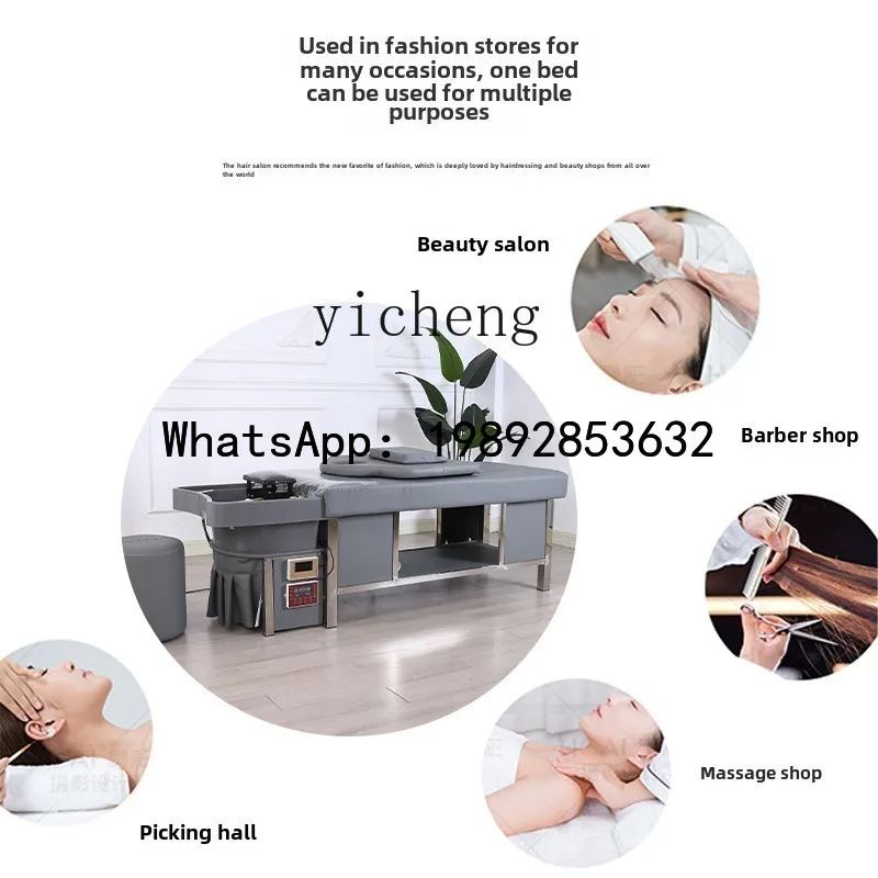 H3 water circulation shampoo bed hair salon hair salon beauty salon special water heater fumigation head massage bed 2