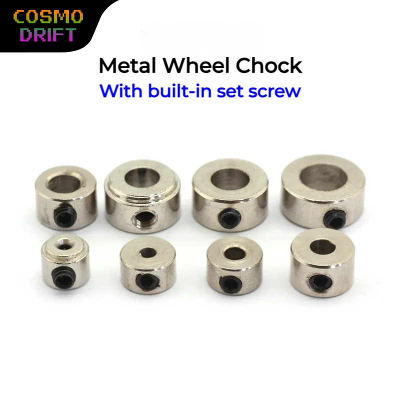 

10PCS Metal Shaft Sleeve Nickel-Plated Positioning Collar 2/3/4/5mm DIY Model Assembly RC Airplane Wheel Stopper Lock Parts