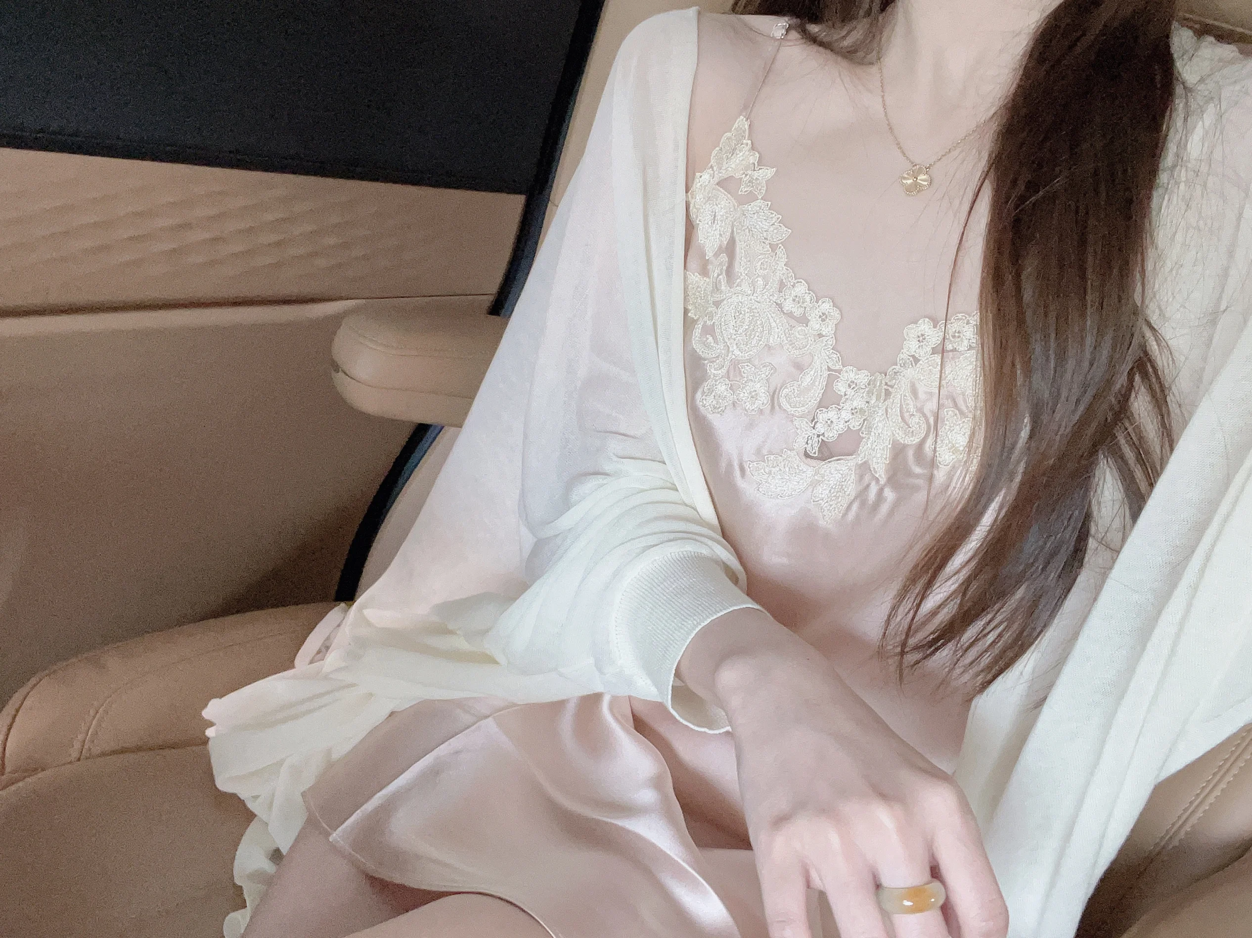 

Sun Protection Acetate Fiber Long Velvet Cotton Open Cardigan awl Must Have Item for Summer Faion Ladies' Special