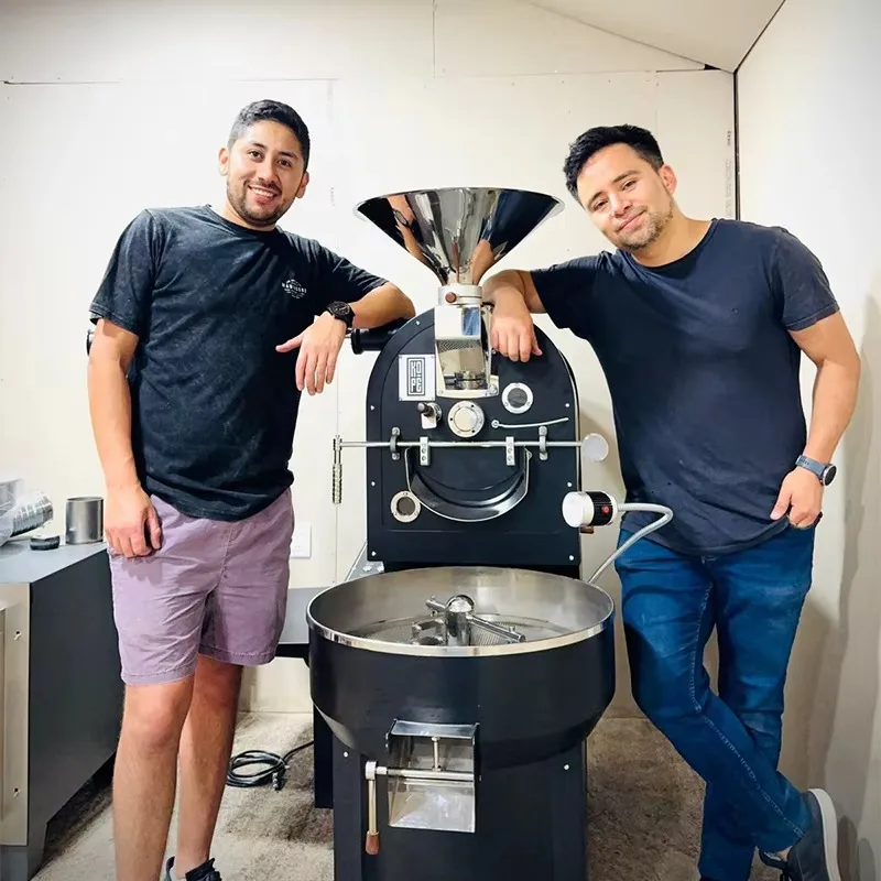 customized industrial‑grade roaster batch baker large‑volume 12kg drum roasting machine for mass coffee bean production