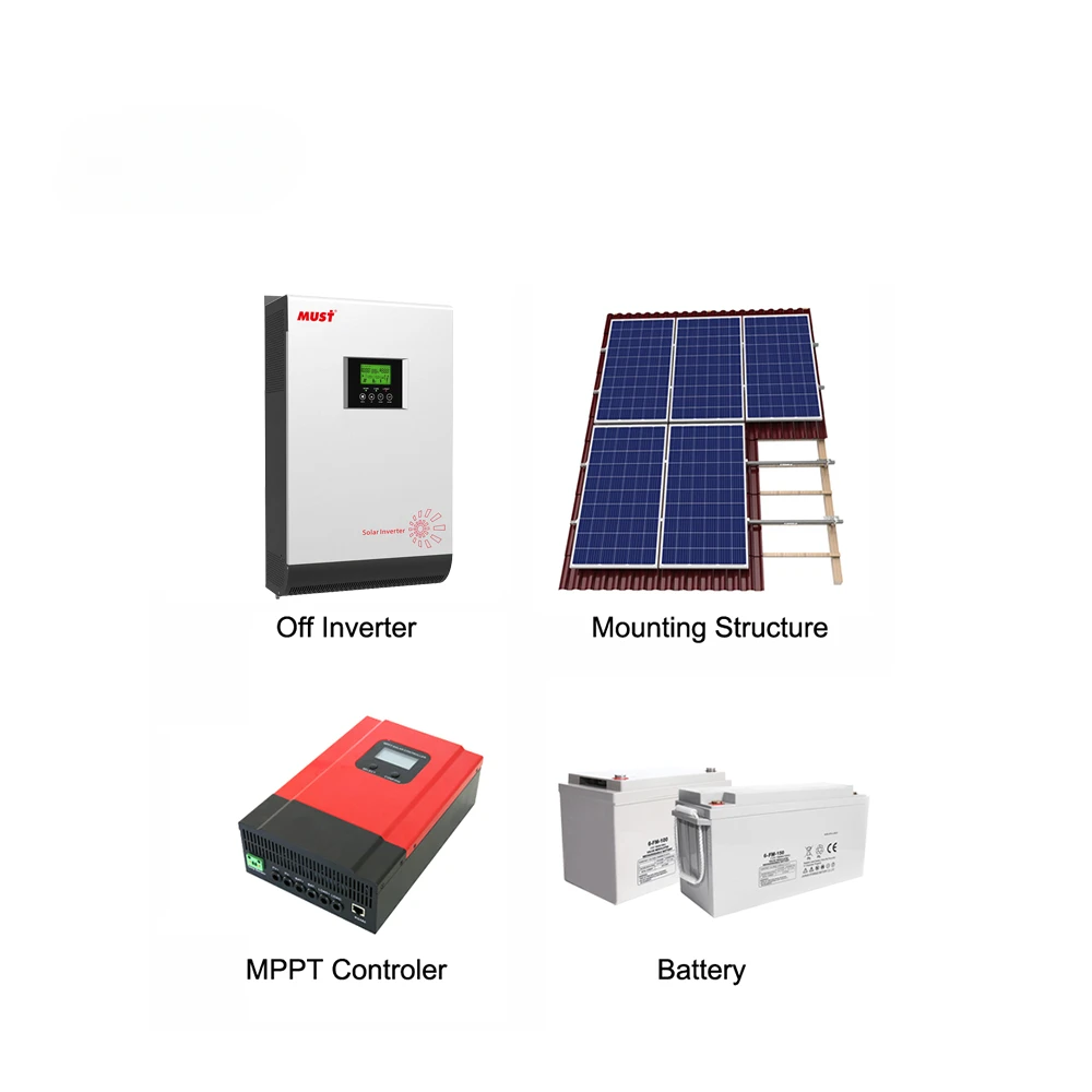 Rsidential home supply roof mounting 3kw 5kw 10kw off grid solar system