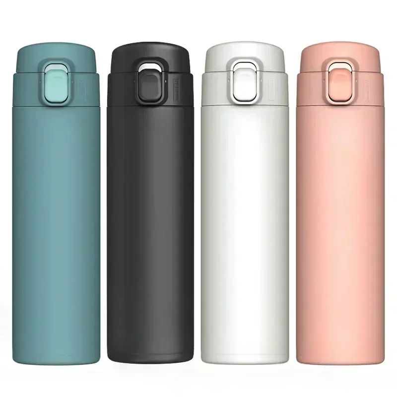 450ML Thermos Water Bottle Stainless Steel Insulation Vacuum Flasks Cup Keep Cold and Hot Mug Vacuum Flask Car Water Bottle