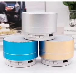 New Wireless Speaker Bluetooth Outdoor Subwoofer MINI Portable Speaker Radio Music Sound Box Aluminum Alloy