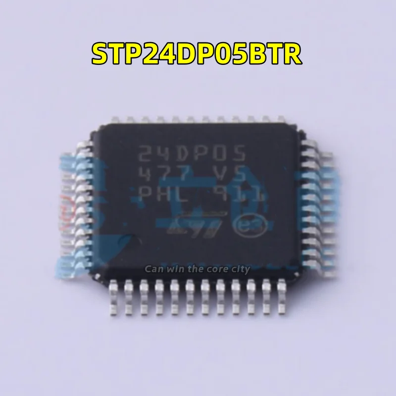 

1-100 PCS/LOT New original STP24DP05BTR screen print 24DP05 package: TQFP-48-EP (7x7) LED driver